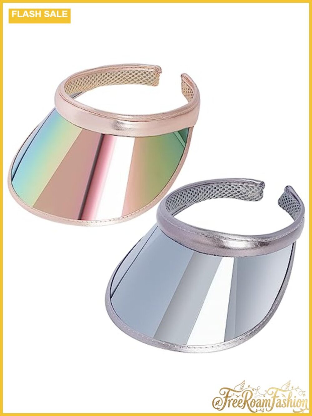 2 Pack UV Sun Visor Hats Wide Edge Sports Cap UPF Adjustable Unisex